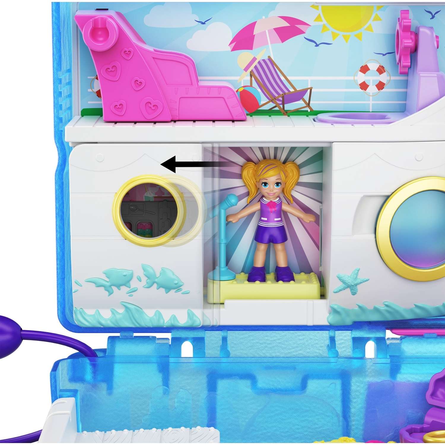 Набор игровой POLLY POCKET Круизный лайнер GKJ49 FRY35 - фото 4