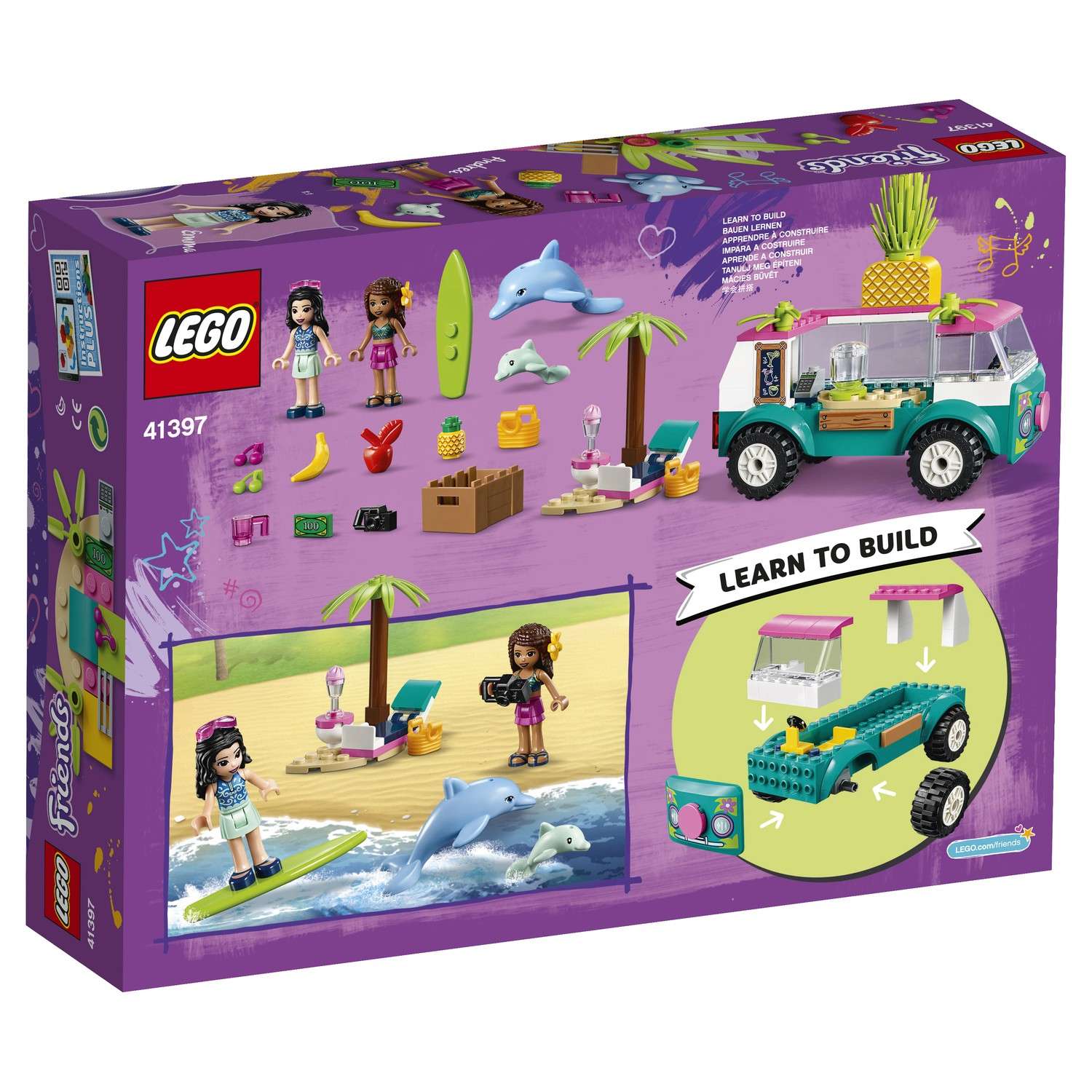 Конструктор LEGO Friends Фургон-бар для приготовления сока 41397 - фото 3