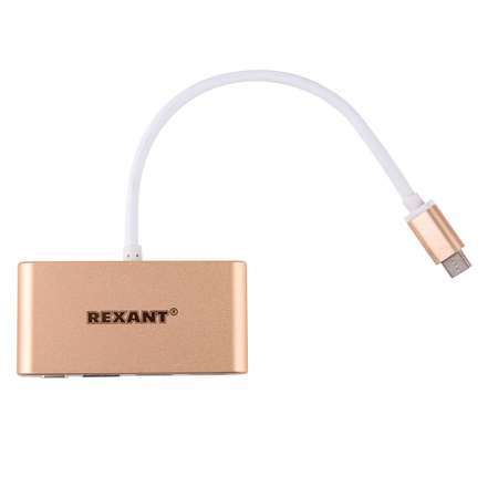 Разветвитель REXANT USB Type-C на 4 порта