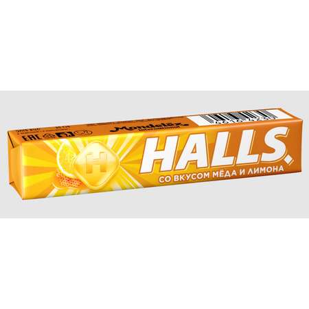 Карамель леденцовая Halls со вкусом меда и лимона 25г