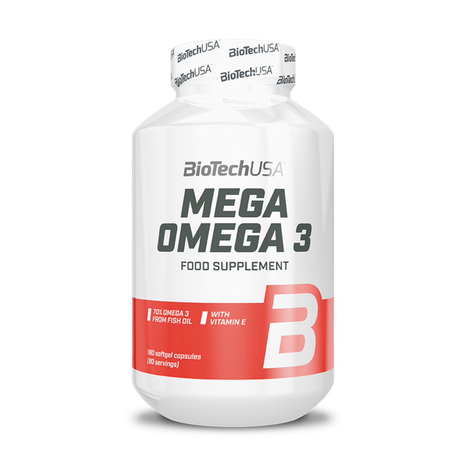 Омега 3 BiotechUSA Mega Omega 180 капсул - фото 1
