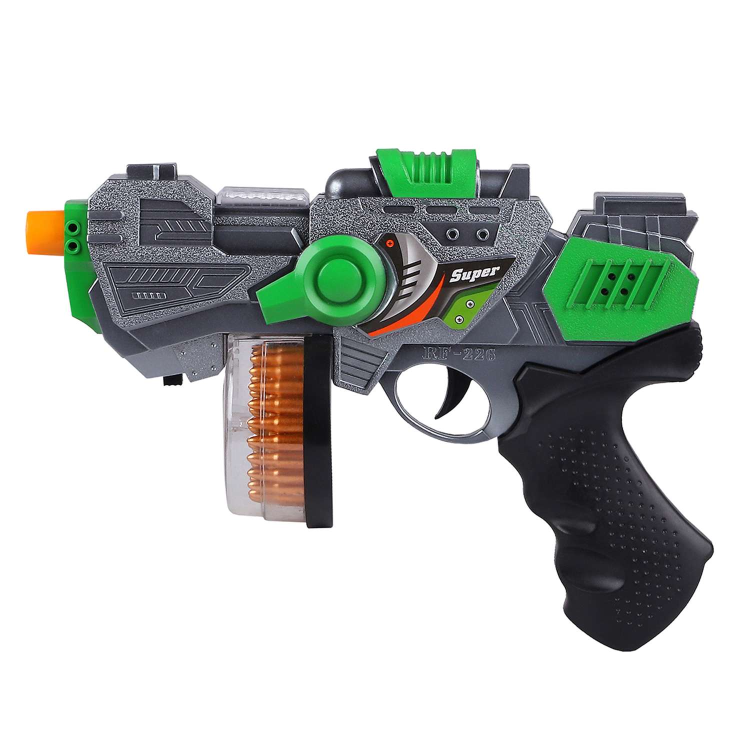 Игрушечное оружие Маленький Воин Пистолет на батарейках со звуком и светом JB0211468 - фото 7