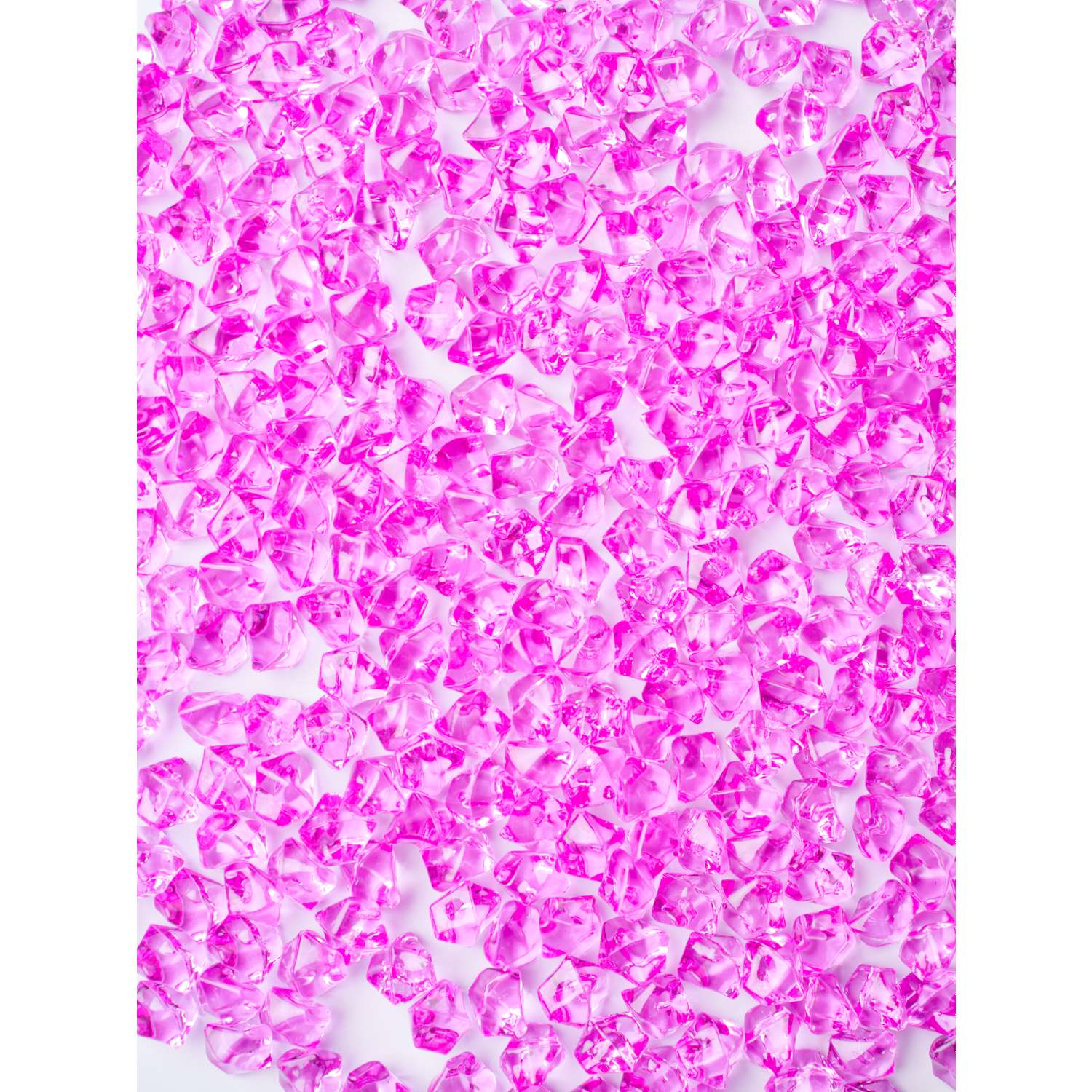 Камни декоративные из акрила Color Si Ярко-розовый 150 шт 11*14 мм - фото 6