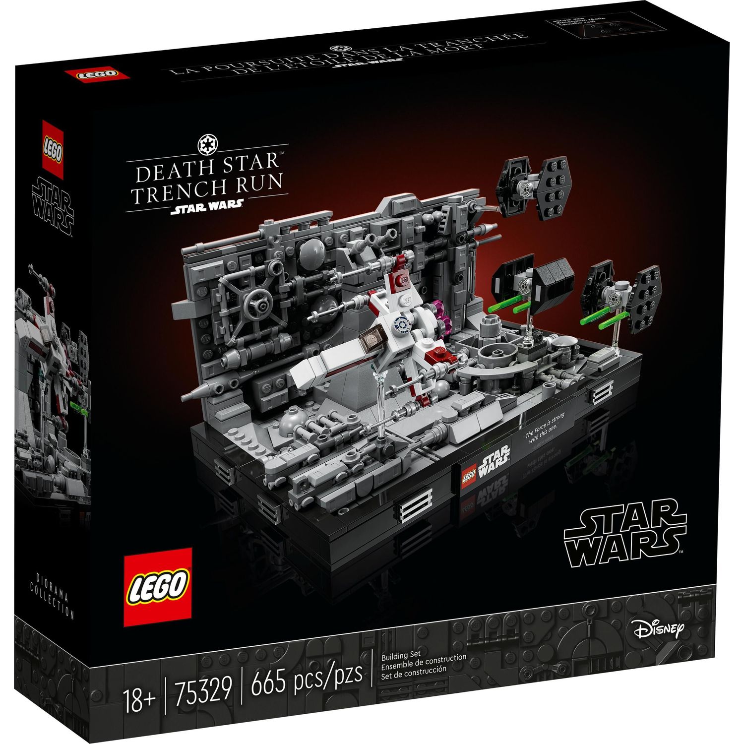 Конструктор LEGO Star Wars Death Star Trench Run Diorama 75329 купить по  цене 6699 ₽ в интернет-магазине Детский мир