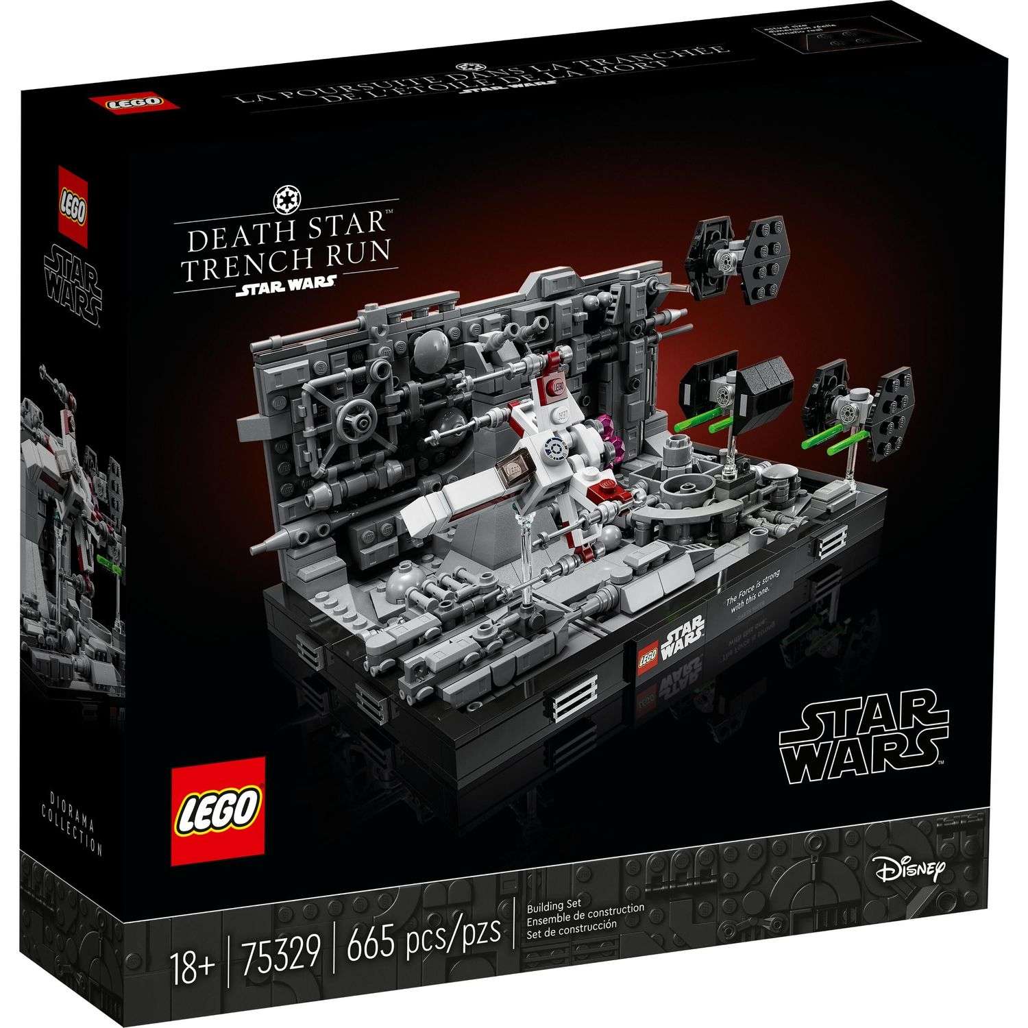Конструктор LEGO Star Wars Death Star Trench Run Diorama 75329 - фото 1