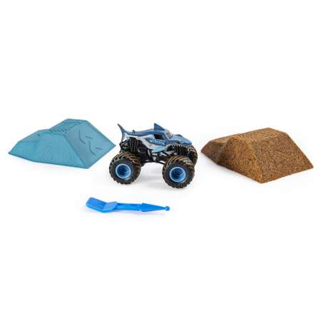 Набор игровой Monster Jam с машинкой и кинетическим песком Megladon 6053302