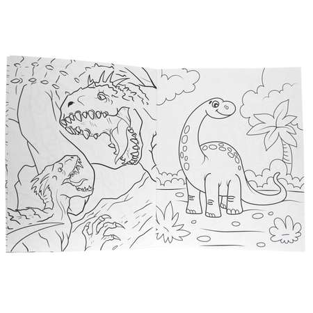 Раскраска Проф-Пресс Для фанатов Динозавров