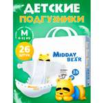 Подгузники MIDDAY BEAR размер М 26 шт.