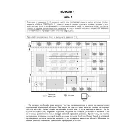 Книга Эксмо ОГЭ 2023 Математика Тренировочные варианты