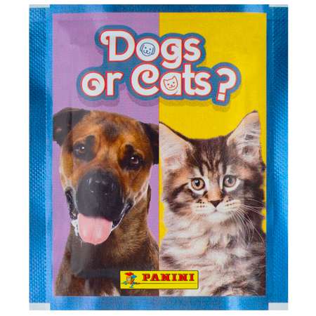 Бокс с наклейками Panini Собаки или кошки Dogs or Cats 50 пакетиков в наборе