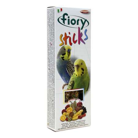 Лакомство для попугаев Fiory Sticks Палочки с фруктами 30г 2шт