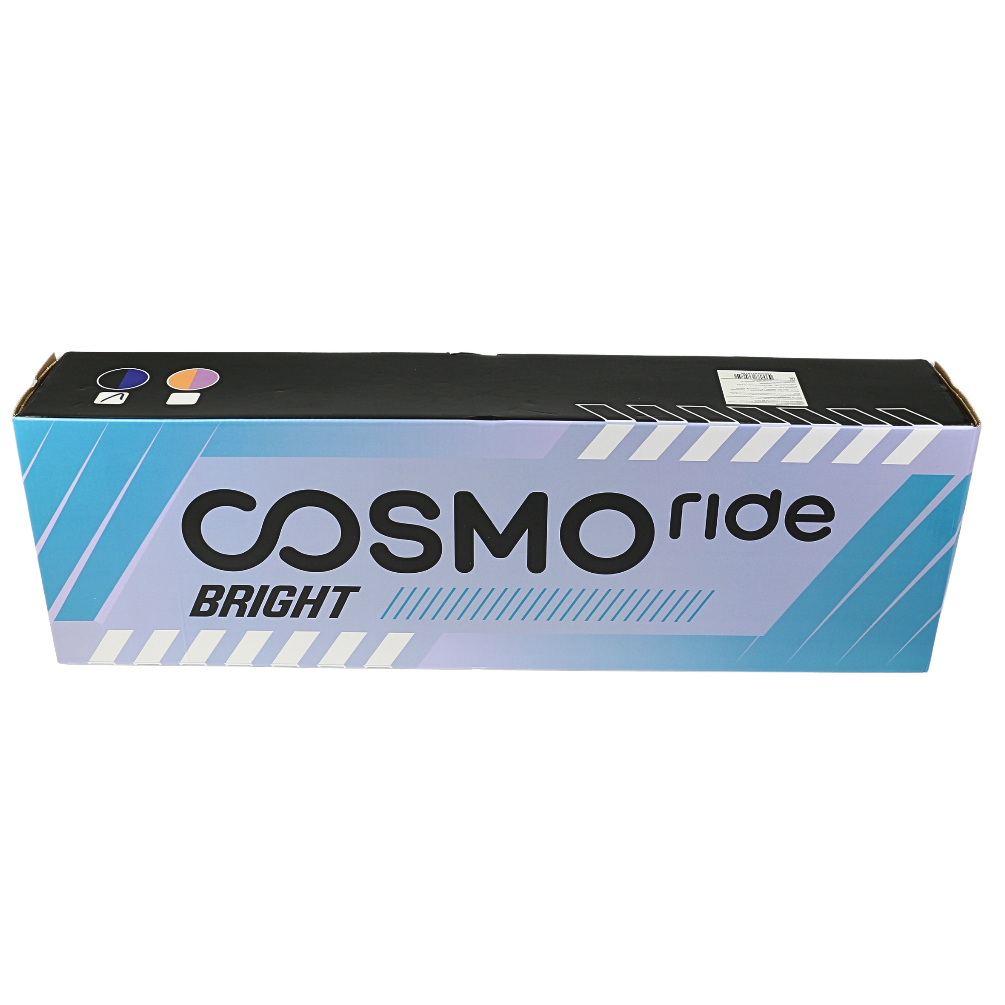 Самокат двухколесный Cosmo с неоновой подсветкой BRIGHT 120 мм синий - фото 12