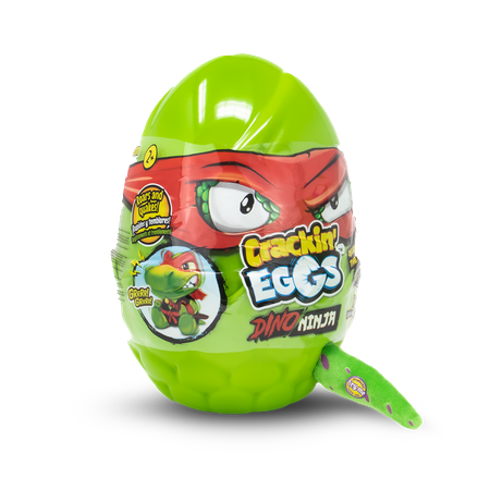 Игрушка-сюрприз Crackin Eggs 22 см в яйце с WOW эффектом серия Ниндзя