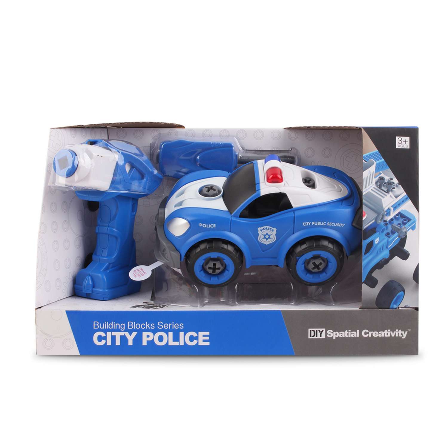 Игровой набор Lei Meng Машина полиции 19 см - фото 3