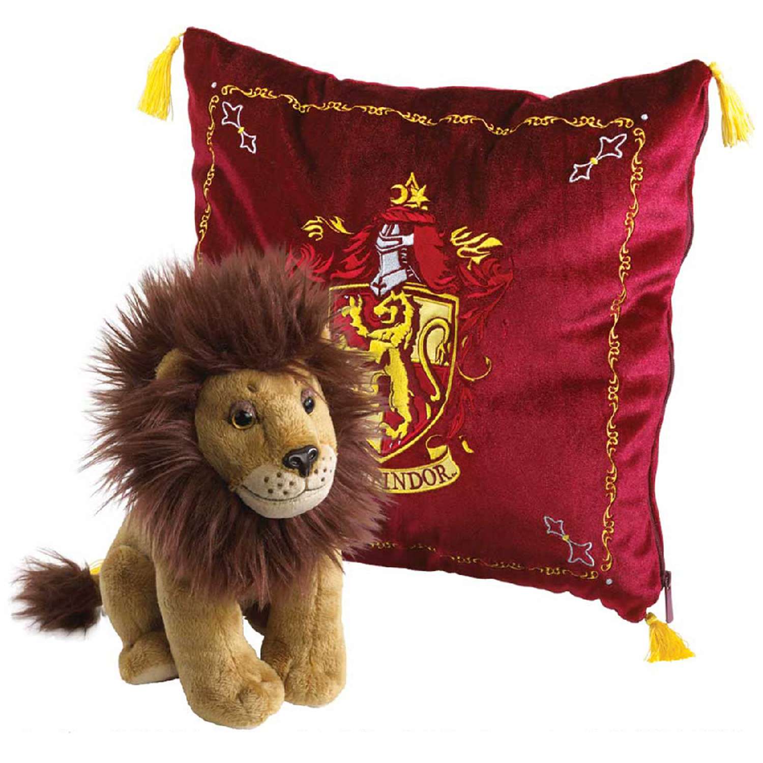 Мягкая игрушка Harry Potter талисман факультета Гриффиндор лев + подушка - фото 1