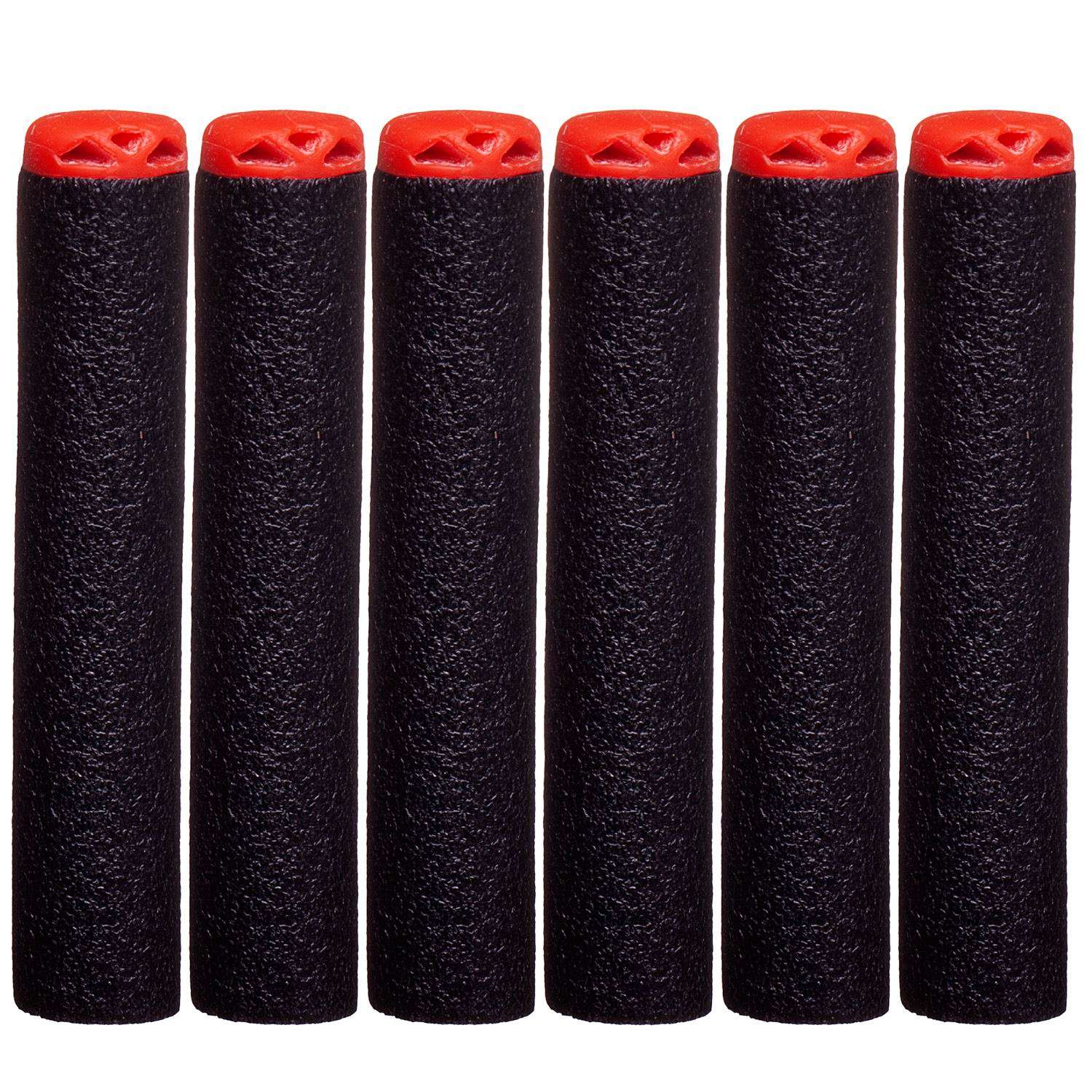 Мегабластер ABTOYS красно черный с 6 мягкими пулями - фото 6