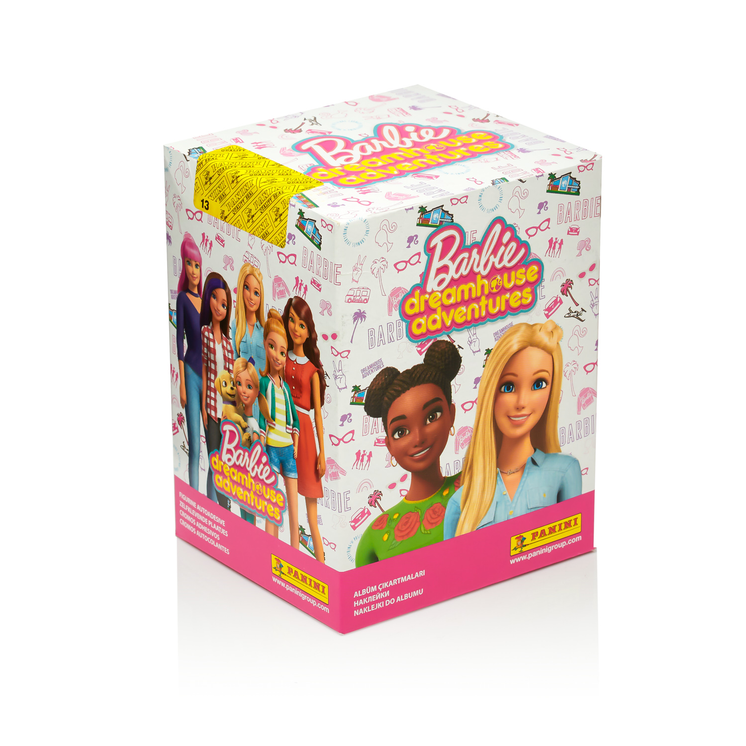 Бокс с наклейками Panini Барби Barbie Приключения в доме мечты 50 пакетиков  купить по цене 1409 ₽ в интернет-магазине Детский мир