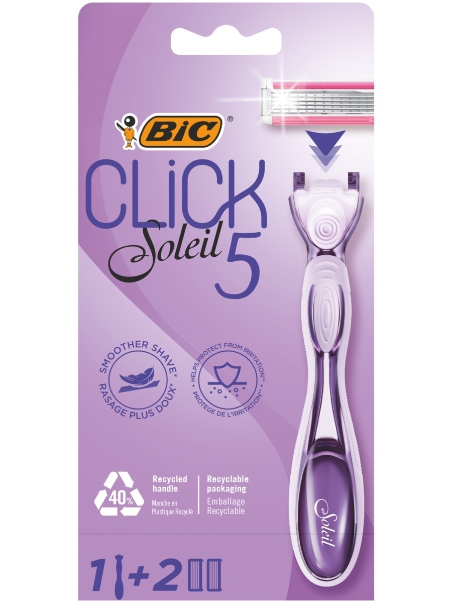 Бритва женская BIC Click 5 Soleil - фото 1