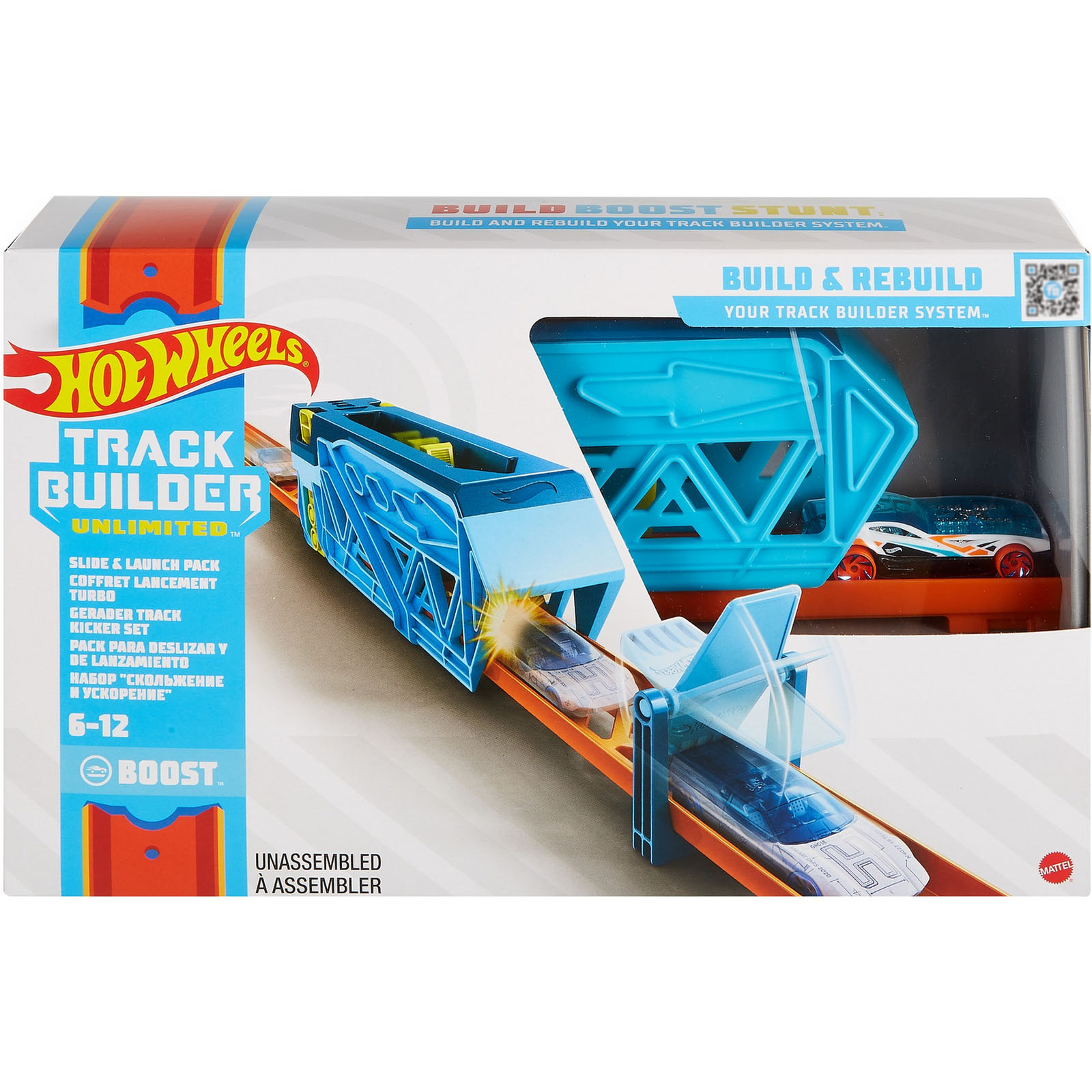 Набор игровой Hot Wheels Конструктор трасс Скольжение и ускорение GVG08  GLC87 купить по цене 799 ₽ в интернет-магазине Детский мир