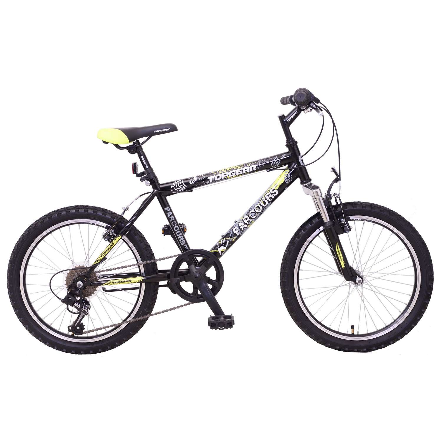 Велосипед TopGear Parcours 20 дюймов Черно-желтый ВН20149 - фото 1