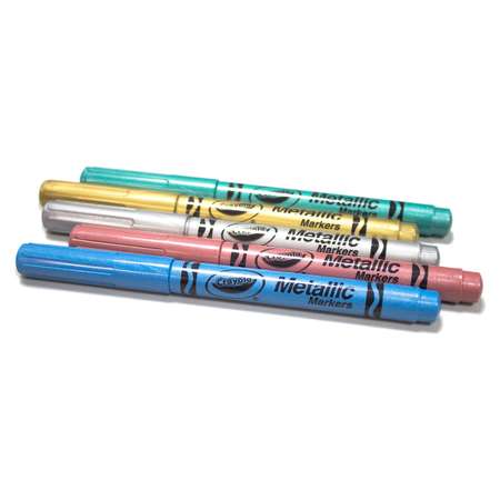 Фломастеры Crayola цвета металлик
