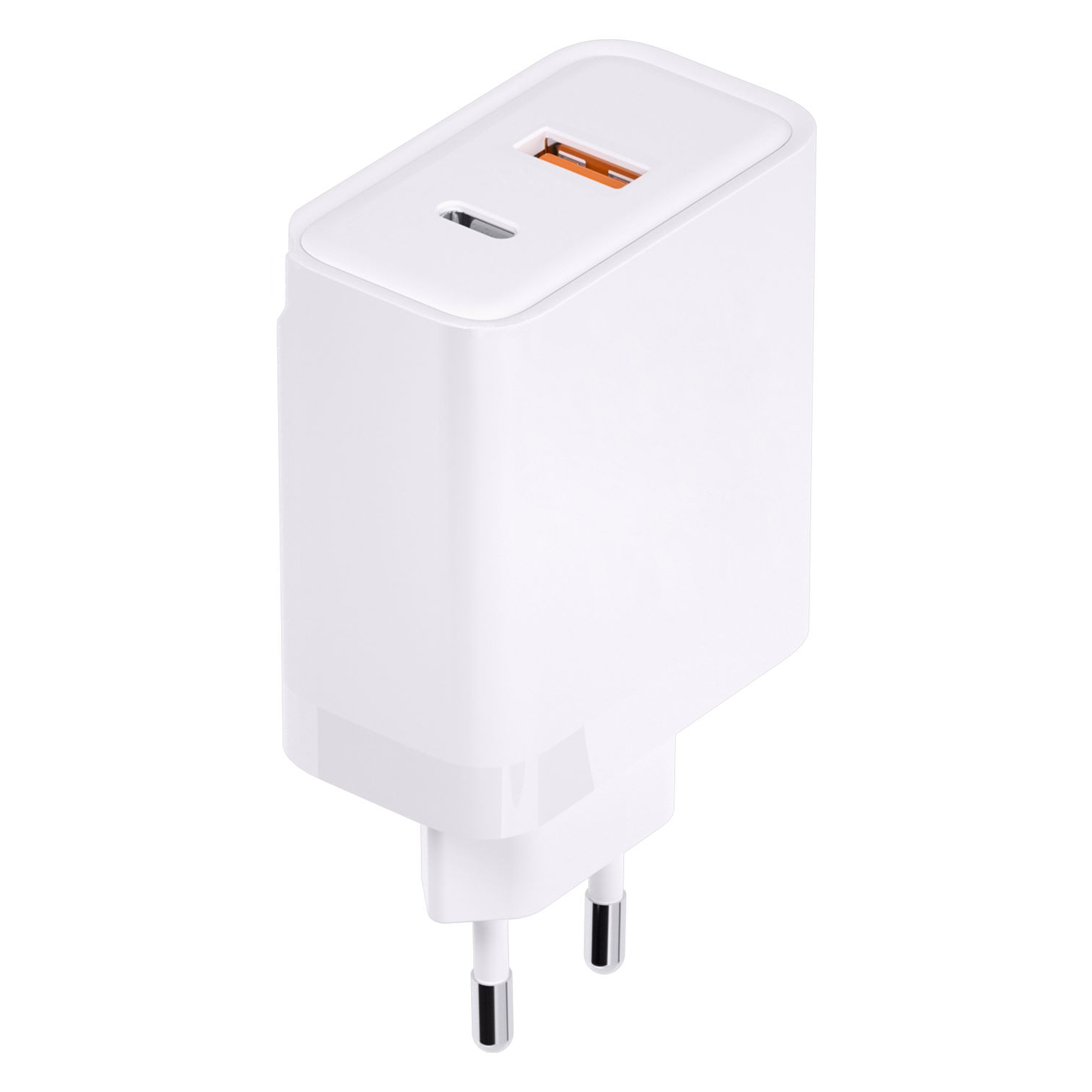 Сетевое зарядное устройство Perfeo с двумя разъемами USB-A+TYPE-C GaN 45W белый - фото 3
