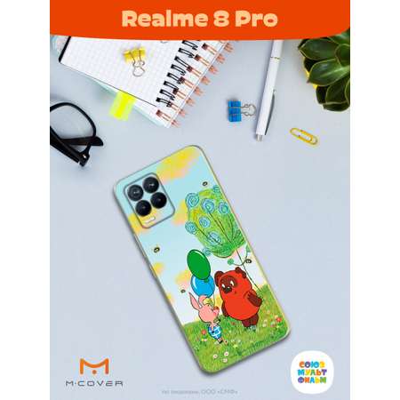 Силиконовый чехол Mcover для смартфона Realme 8 Pro Союзмультфильм Лучшие друзья