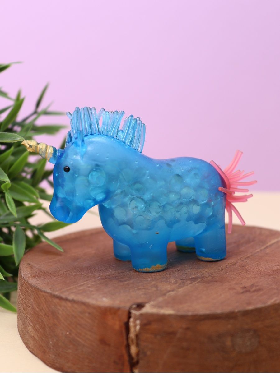 Мялка-антистресс iLikeGift Colorful unicorn squishy blue - фото 1