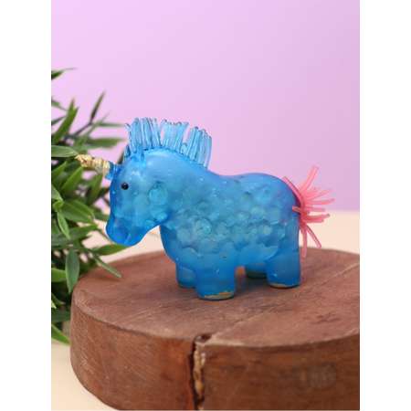 Мялка-антистресс iLikeGift Colorful unicorn squishy blue