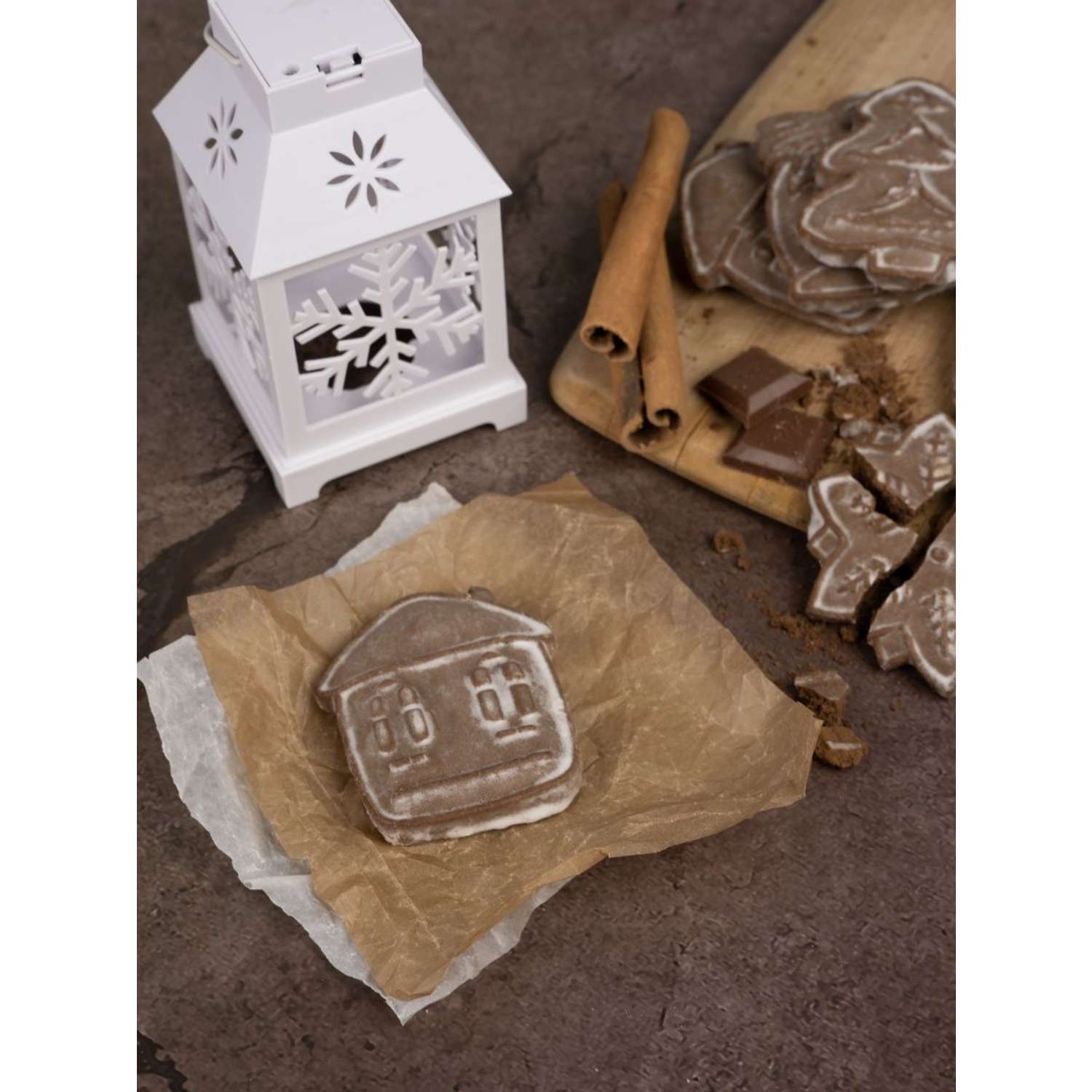 Печенье berner в глазури с молотым имбирём и корицей в коробке 700 грамм. - фото 6