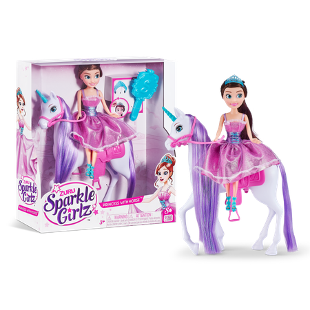 Игрушки в наборах Zuru Sparkle Girlz Принцесса и единорог