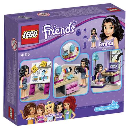 Конструктор LEGO Friends Творческая мастерская Эммы (41115)