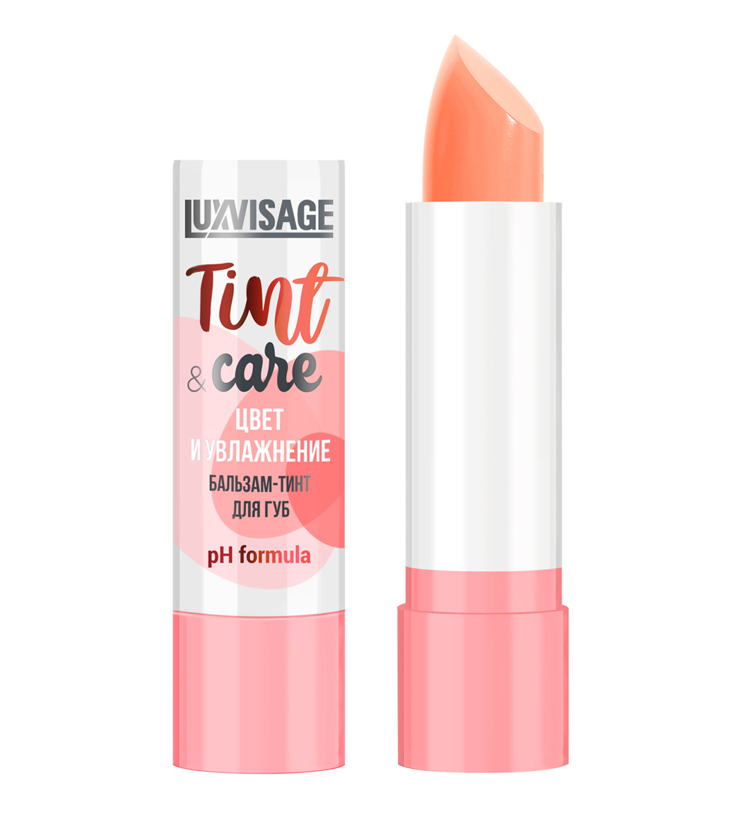 Бальзам-тинт для губ Luxvisage Tint care pH formula Цвет и увлажнение Тон 02 3.9 г - фото 1