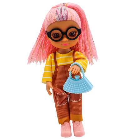 Кукла Funky Toys с розовыми волосами из нитей 15 см