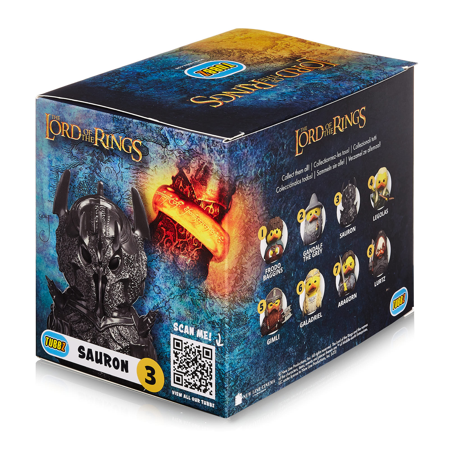 Фигурка The Lord of the Rings Утка Tubbz Саурон из Властелина колец Boxed Edition без ванны - фото 3