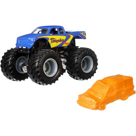 Машина Hot Wheels Monster Jam 1:64 Flashback Молотильщик FLW93