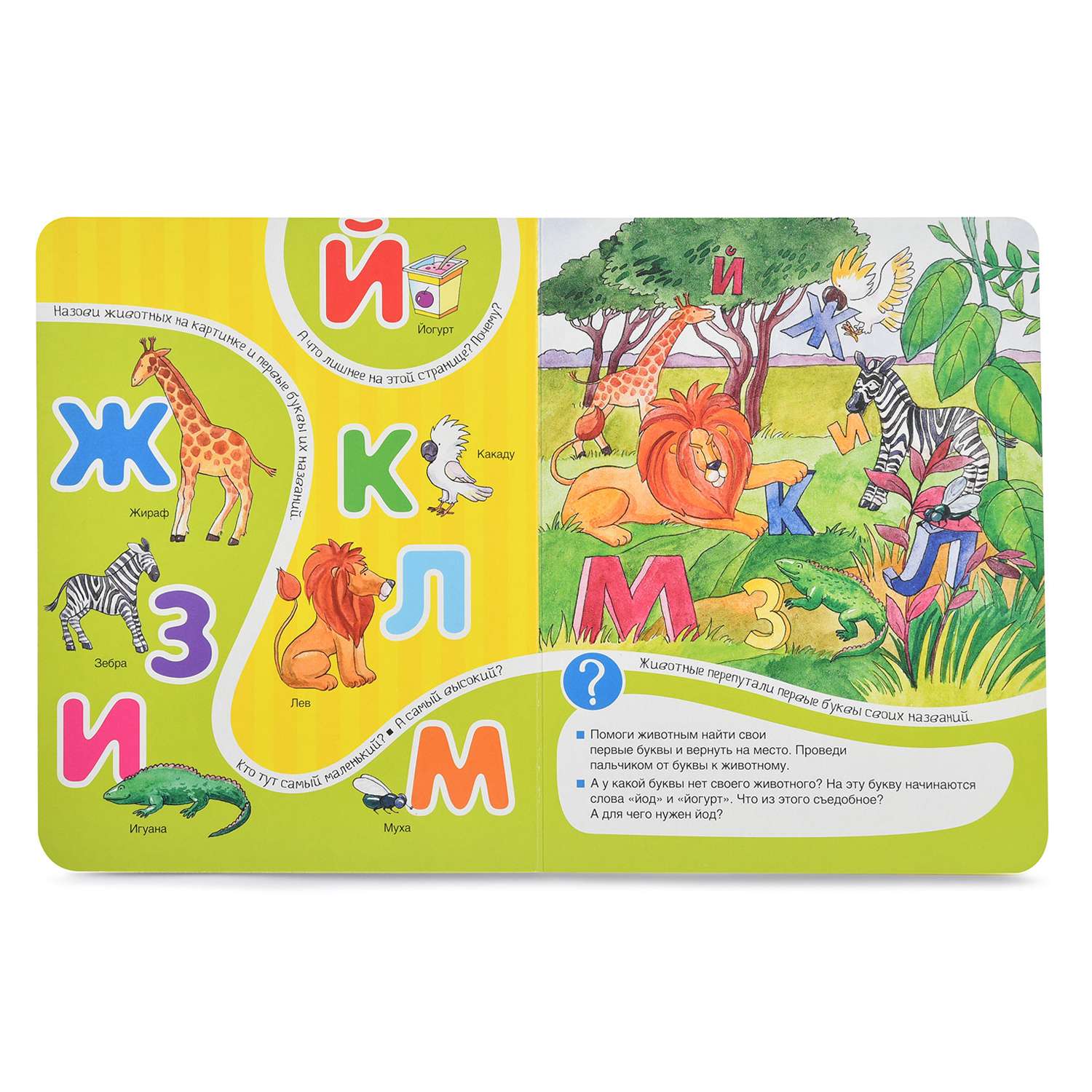 Книга с буквами