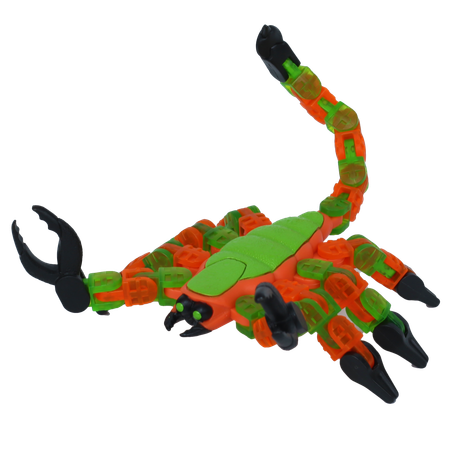 Игрушка антистресс KLIXX Скорпион зеленый