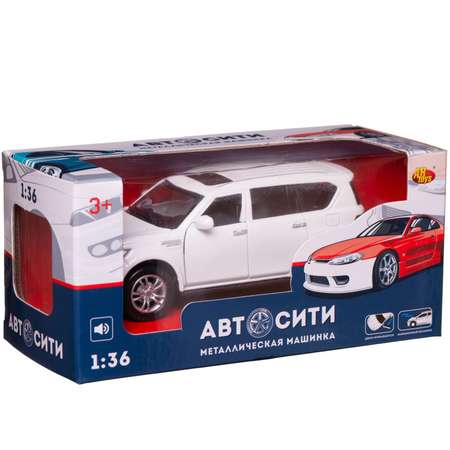 Пикап Abtoys АвтоСити 1:36 белый