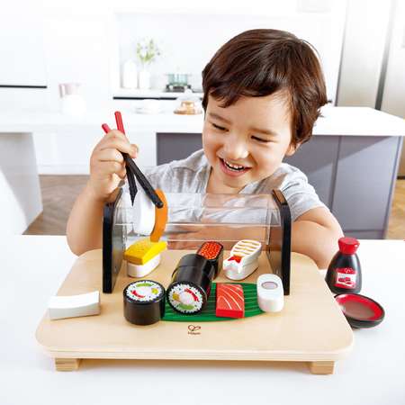 Набор HAPE игрушечной посуды и еды время суши 15 предметов E3186_HP