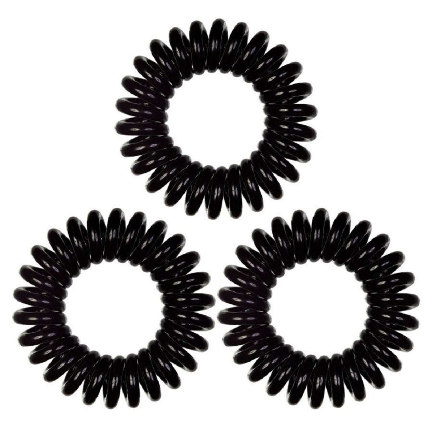 Резинка для волос Beauty Bar спираль черный 3 шт. 820022 - фото 1