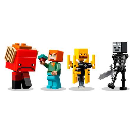 Конструктор детский LEGO Minecraft Битва в лаве Невер