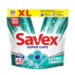 Капсулы для стирки SAVEX SUPER CAPS дополнительная свежесть 42 шт