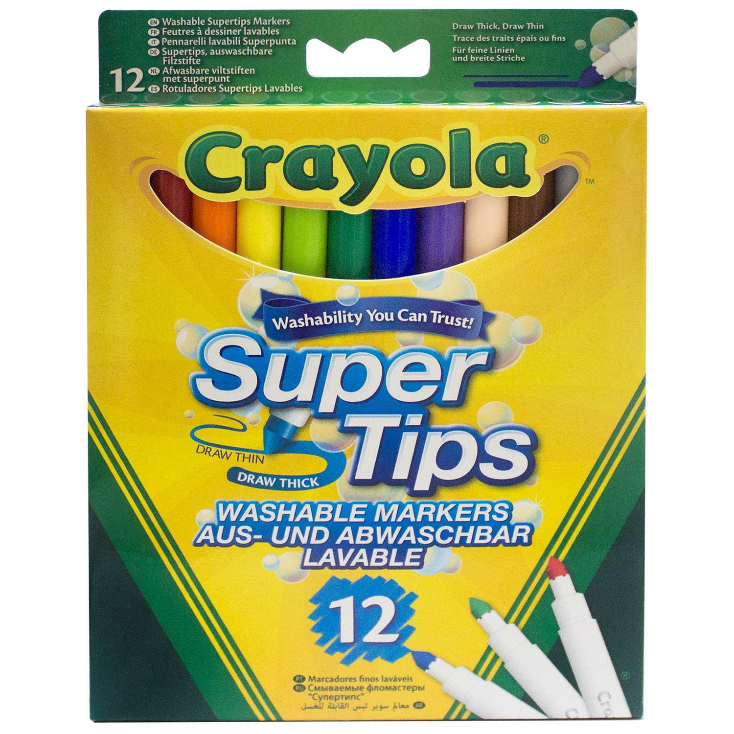 Фломастеры Crayola 12 шт - фото 1