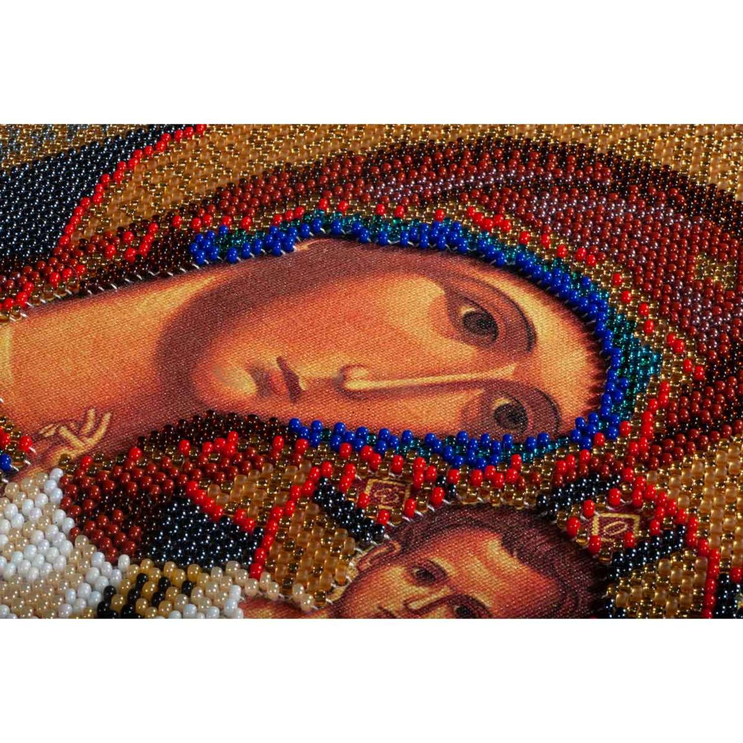 Набор для вышивания Радуга бисера иконы бисером В148 Казанская Богородица 19x23см - фото 6