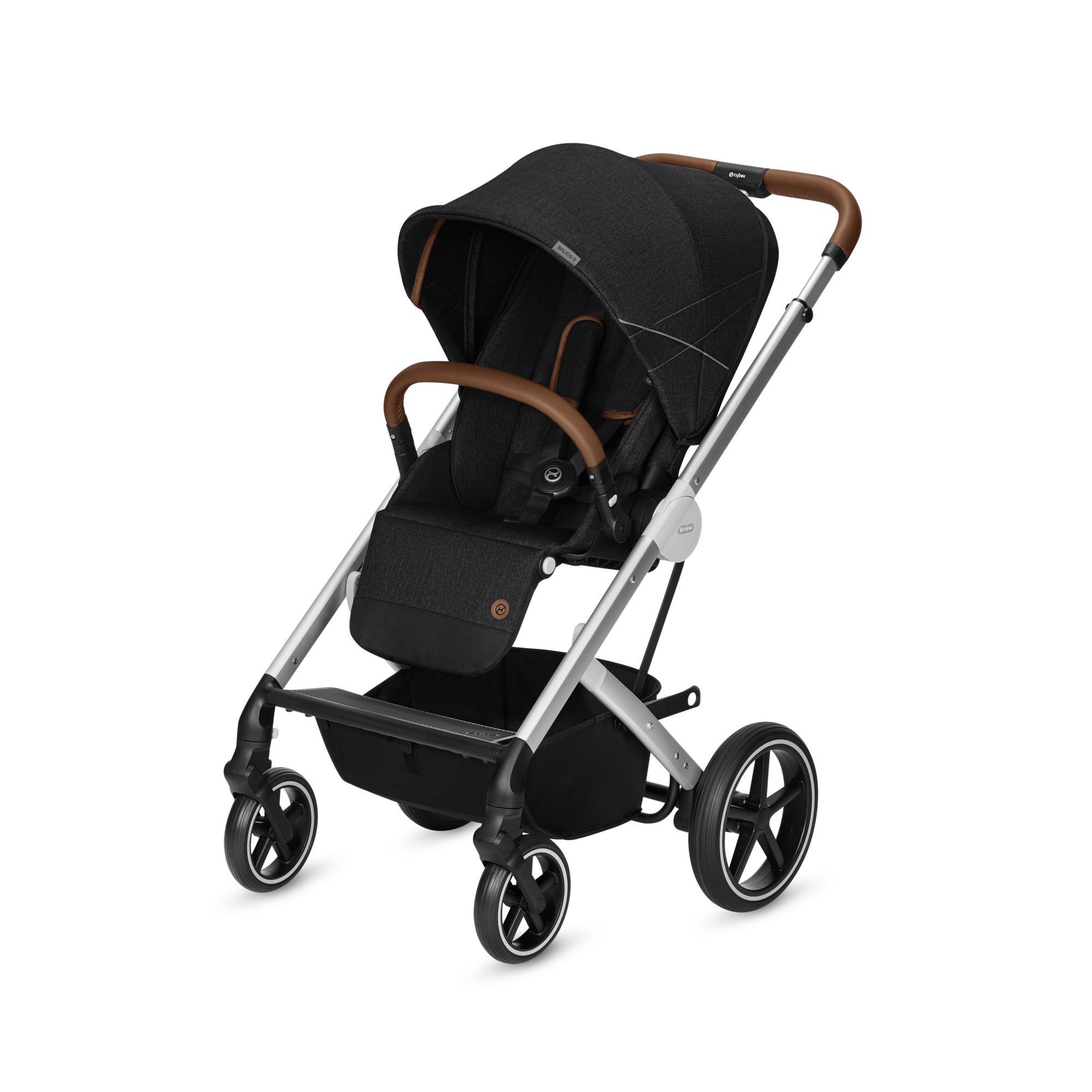 Коляска Cybex Balios S с дождевиком Denim Lavastone Black - фото 1