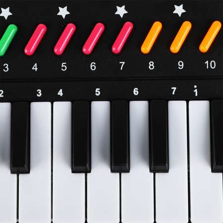 Электронный синтезатор Играем Вместе 32 клавиши и микрофон на батарейках