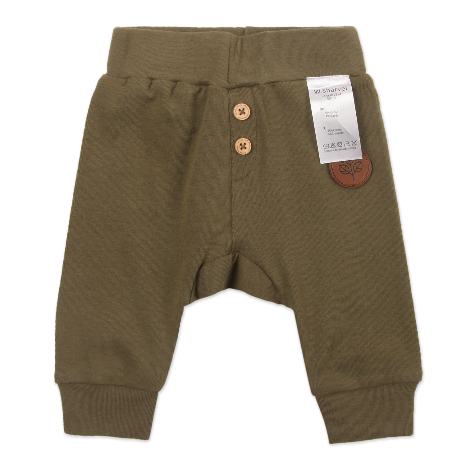 Брюки W.sharvel PANKID1214_OLIVE - фото 1
