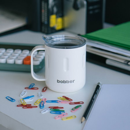 Термокружка 300 мл для напитков Bobber Mug белый