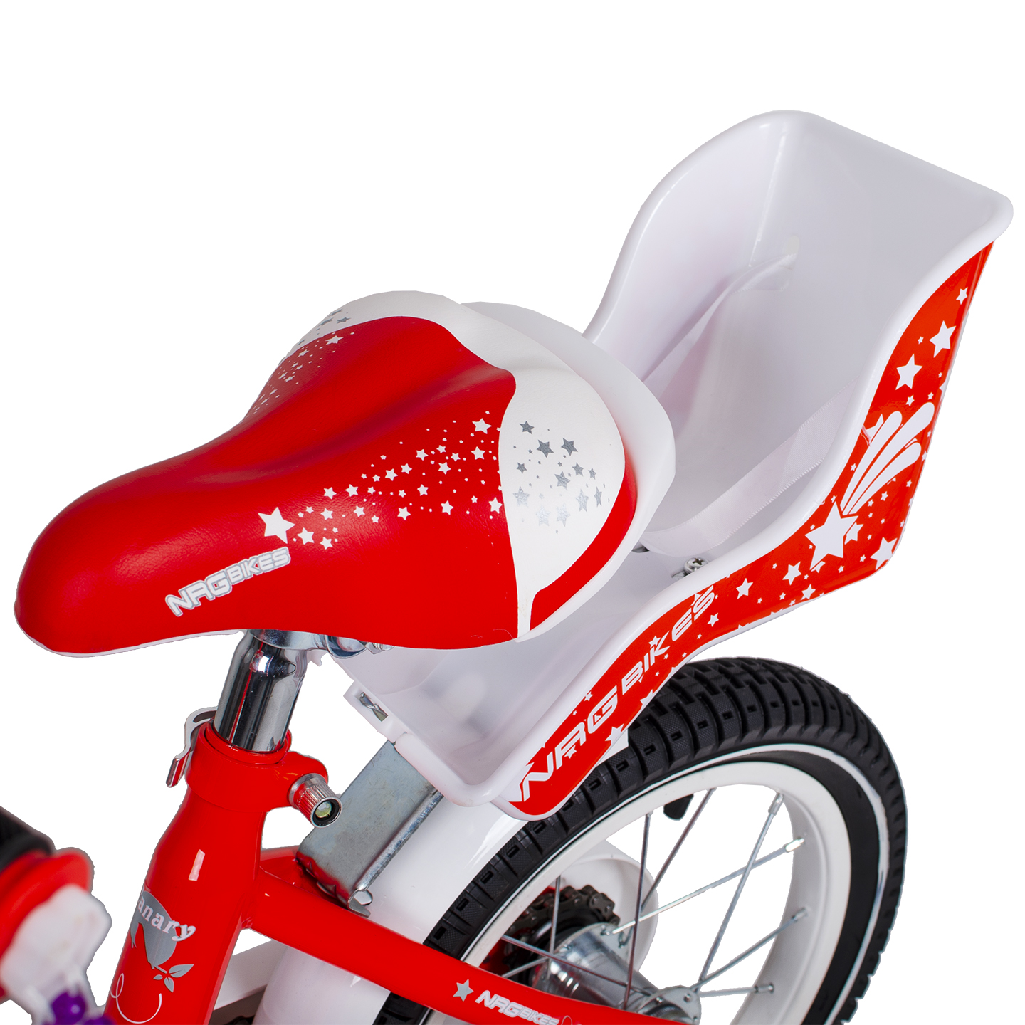 Велосипед NRG BIKES Canary 14 red-white - фото 18